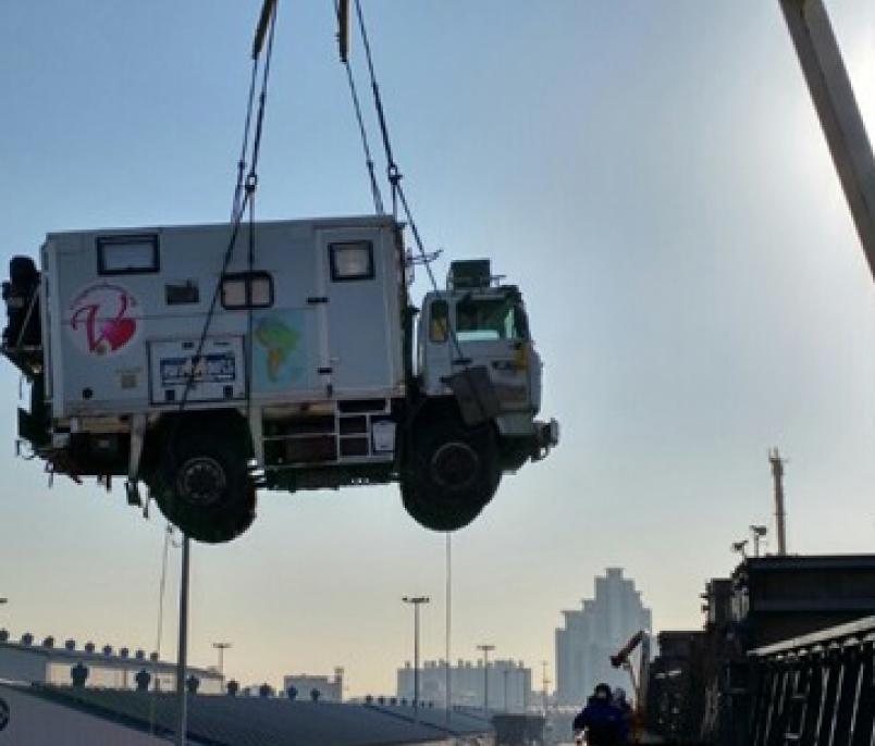 Camping car, 오토바이 해외 운송 물류